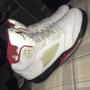 Jordan 5 fire red (2013) originally priced at 250$